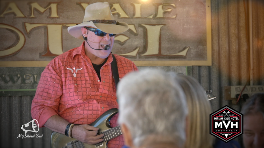 Sharky at the Miriam Vale Hotel - This Sunday